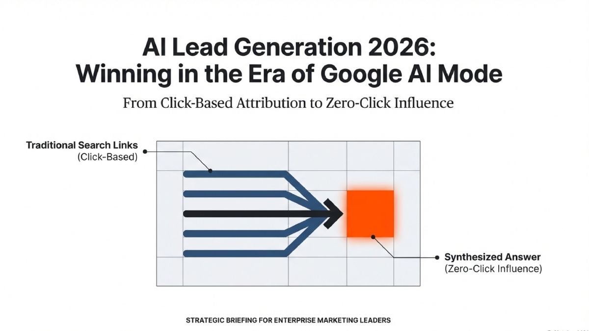 google ai mode and zero click search impact on ai lead generation 2026