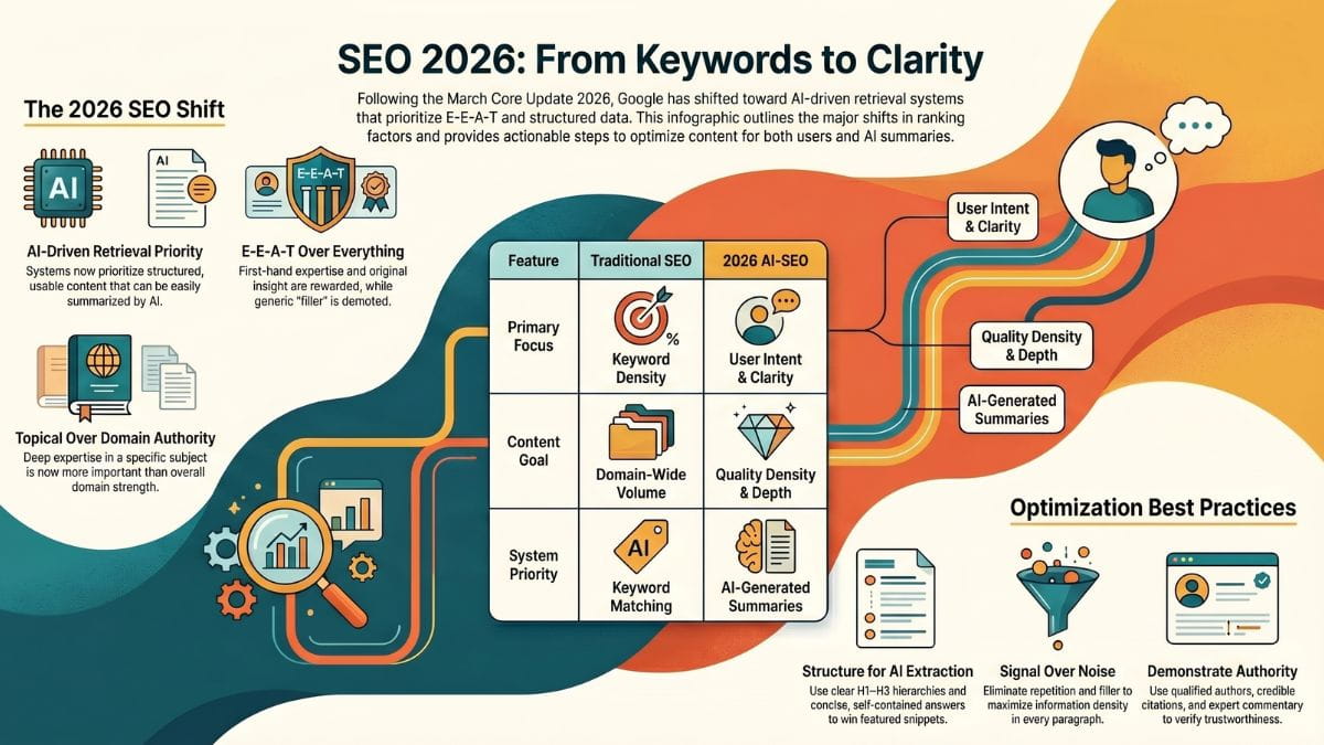 new seo update 2026 tips for writing seo optimized content with clear structure and featured snippets