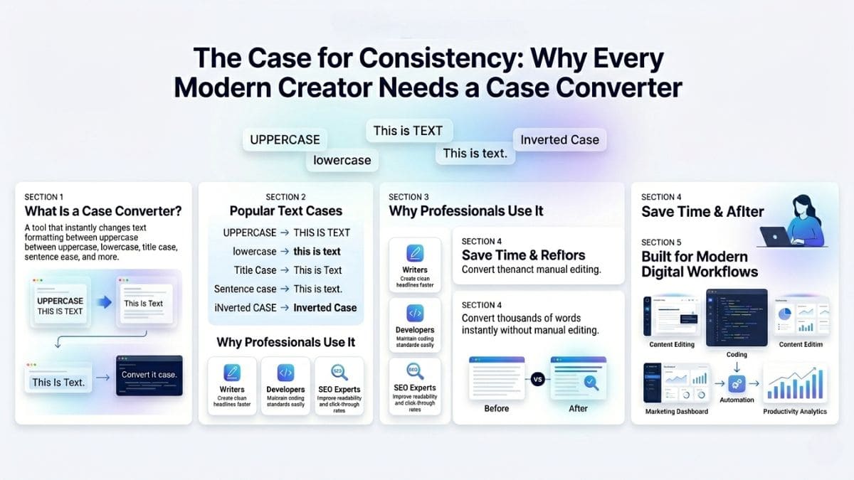 The Case for Consistency: Why Every Modern Creator Needs a Case Converter Case Converter: The Simple Tool That Saves Your Time