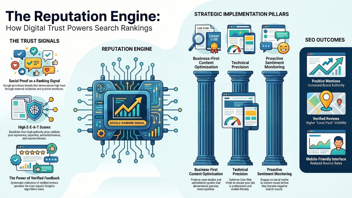 The Reputation Engine: How Digital Trust Powers Your Google Search Rankings OOPTIQ How Online Reputation Powers Your Google Search Rankings